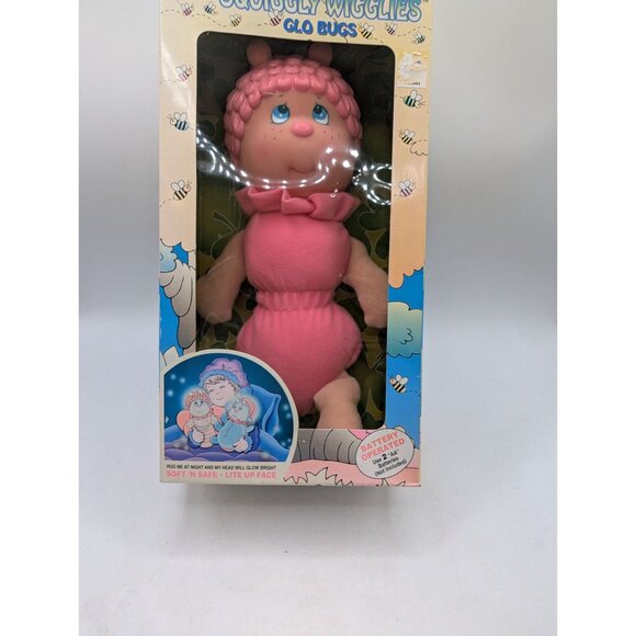 NOS 1985 Hug Me Squiggly Wigglies Glo Bugs Doll - Battery Operated Soft N Safe F - Picture 8 of 9